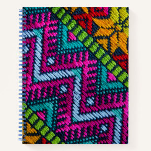 Ethnic Woven Threads Notizbuch