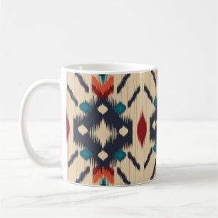 Ethnisch Abstrakt: Tribal Geometric Print. Kaffeetasse
