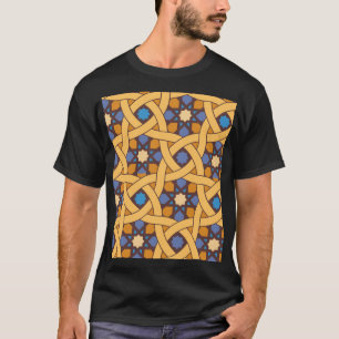 Ethnisch Abstraktes Mosaikmuster T-Shirt