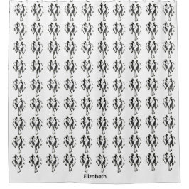 Ethnisch-afrikanische Kunstfeier Duschvorhang