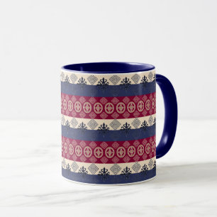 Ethnisch-afrikanisches Muster mit Adinkra-Symbolen Tasse