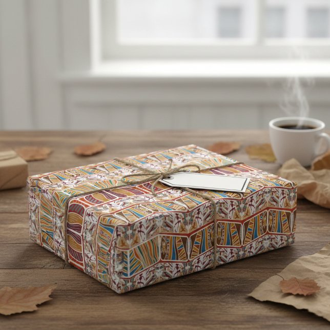 Ethnisch-afrikanisches Stammmuster Geschenkpapier (Von Creator hochgeladen)