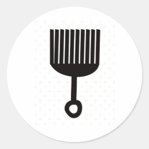 Ethnisch Afro American Haair Culture Sticker