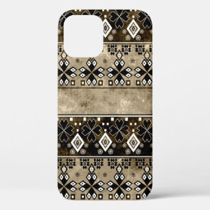 Ethnisch-boho grunge Muster. Stammes altes Kunstpr Case-Mate iPhone Hülle
