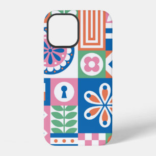 Ethnisch boho nahtloses Muster. Stammeskunst-Druck iPhone 12 Hülle
