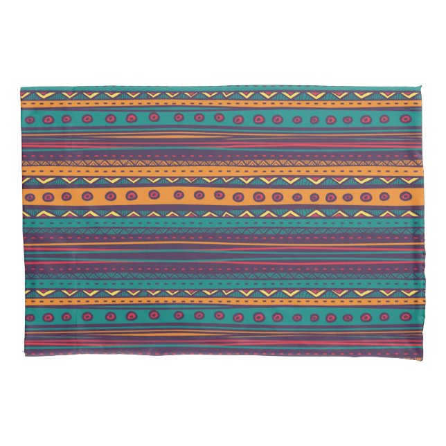 Ethnisch-chic-Pillowcase Kissenbezug (Vorderseite)
