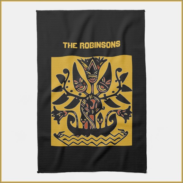 Ethnisch-ethnisches Tattoo-Muster Geschirrtuch (Von Creator hochgeladen)