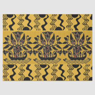 Ethnisch-ethnisches Tattoo-Muster Seidenpapier