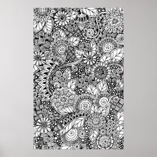 Ethnisch-floral Inspiriert 2 Poster