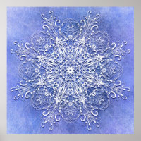 Ethnisch florale Mandala auf Grunge Hintergrund.