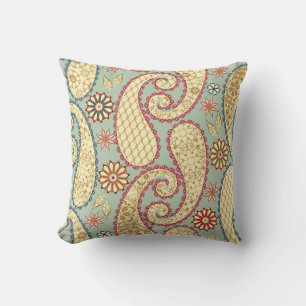 Ethnisch florale, paisley Vintage Stil. Kissen
