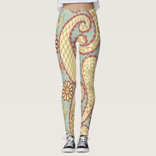 Ethnisch florale, paisley Vintage Stil. Leggings