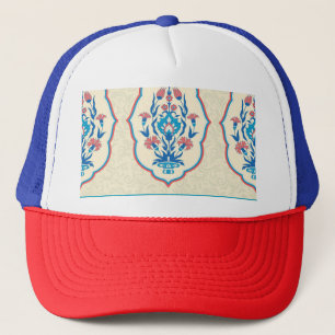 Ethnisch-florale Stoffe: Nahtlose Eleganz Truckerkappe