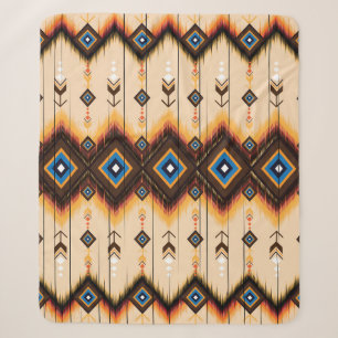Ethnisch geometrisch: abstraktes Musterdesign. Sherpadecke