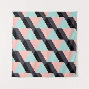 Ethnisch geometrische Nahtlose Ornament Wandteppich