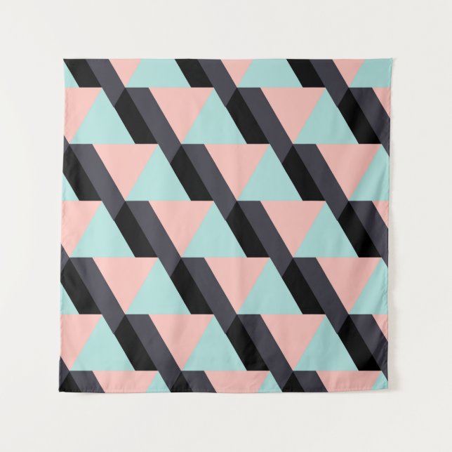 Ethnisch geometrische Nahtlose Ornament Wandteppich (Vorderseite)