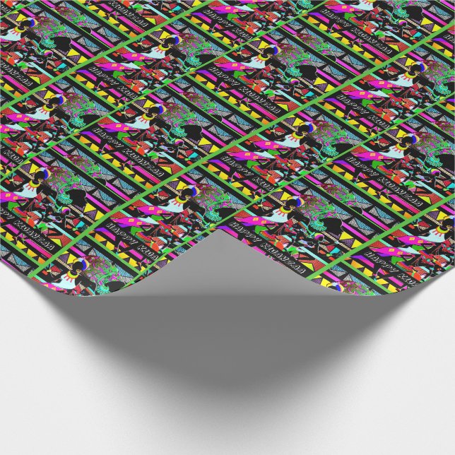 ethnisch geschenkpapier (Ecke)