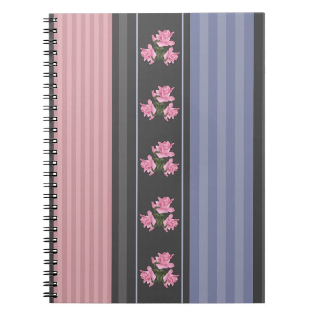 ethnisch, gestreift, Patchwork Notizblock (Vorderseite)