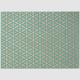 Ethnisch-marokkanisches geometrisches Mosaikmuster Seidenpapier