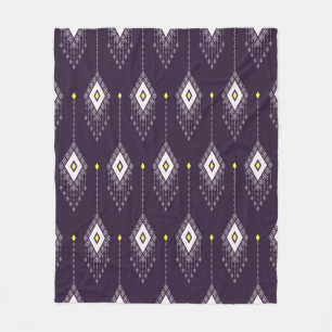 Ethnisch mit geometrisch geformtem rhombus nahtlos fleecedecke