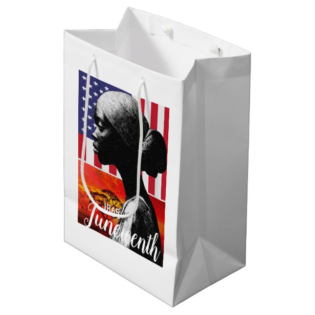 ethnisch mittlere geschenktüte (Vorderseite Schrägansicht)