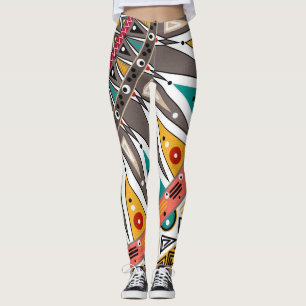 Ethnisch, Ornament Leggings