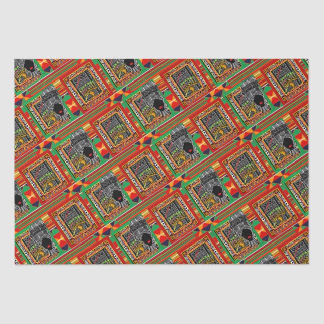 ethnisch seidenpapier (Vorderseite)