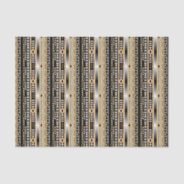 Ethnisch , Stamm, Zierarbeit Seidenpapier (Vorderseite)