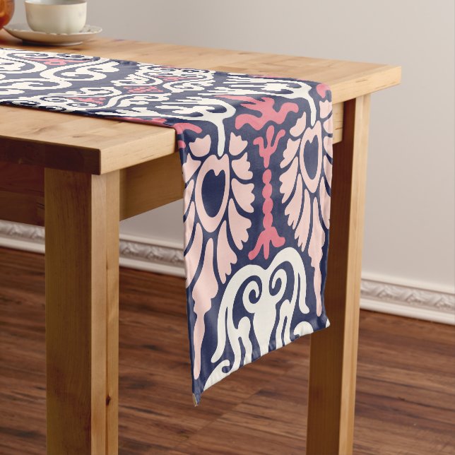 Ethnisch traditionelles indisches Mandala-Mosaikmu Kurzer Tischläufer (Beispiel)