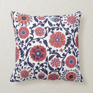 Ethnisch-usbekisch-Suzani-Muster im Nahen Osten Kissen