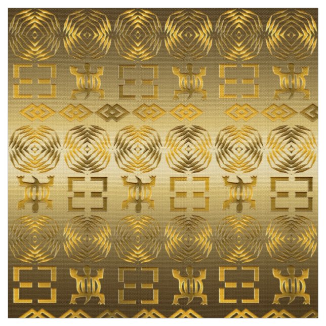 Ethnische Afrikaner Adinkra Symbole Stoff (Muster)