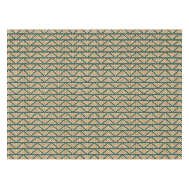 Ethnische Art gestricktes Muster Tischdecke (Vorderseite (Horizontal))