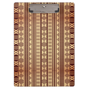 Ethnische Beschaffenheit Browns Klemmbrett