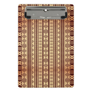 Ethnische Beschaffenheit Browns Mini Klemmbrett