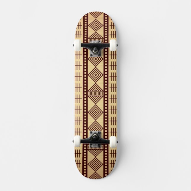 Ethnische Beschaffenheit Browns Skateboard (Vorderseite)