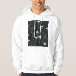 Ethnische Blume: Vintages Zierdesign Hoodie