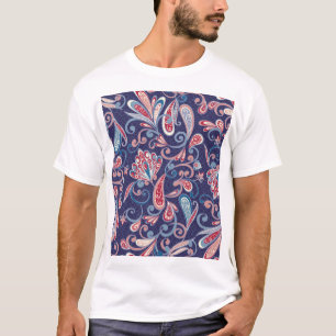 Ethnische Blumen: Abstrakte orientalische Nahtlosi T-Shirt