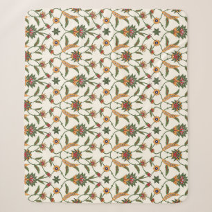 Ethnische Blumen: Stylisches nahtloses Ornament. Sherpadecke