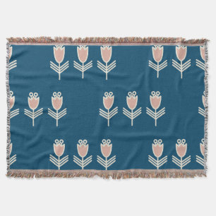 Ethnische Blumen: Vintage-Dekorationsornament Decke