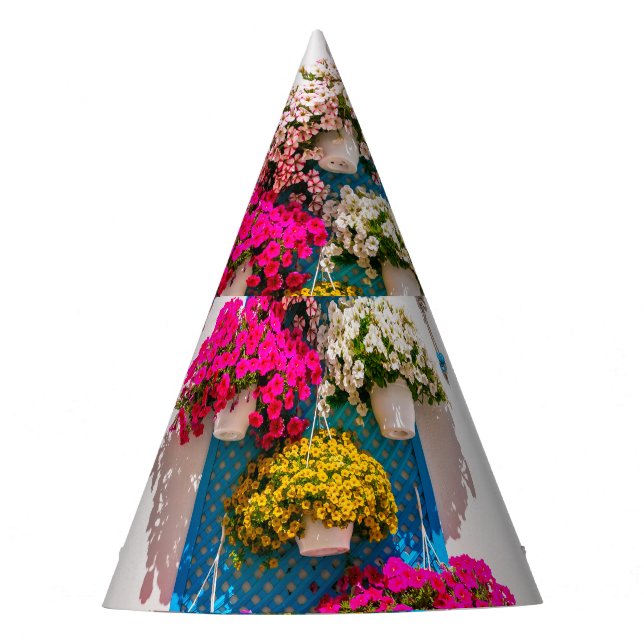 Ethnische Blüte: Gartenmauer Partyhütchen (Vorderseite)
