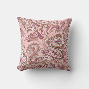 Ethnische Blüte: Orientales Paisley Design. Kissen