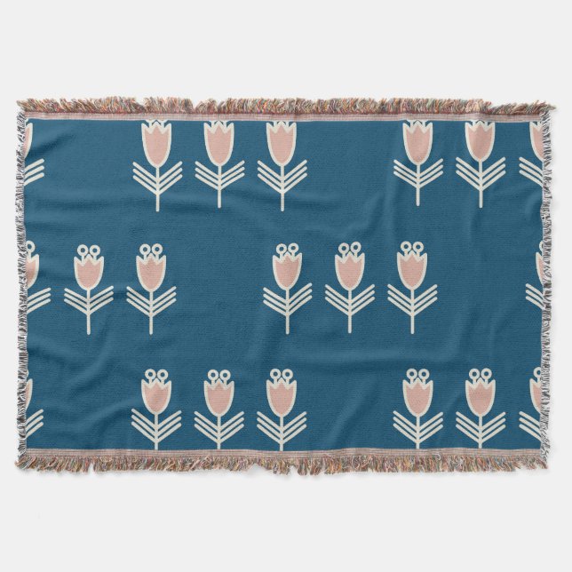 Ethnische Blüte: Vintage Dekorative Ornamente Decke (Vorderseite)