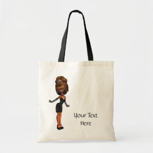 Ethnische Diva-Prinzessin Tote Bag Tragetasche