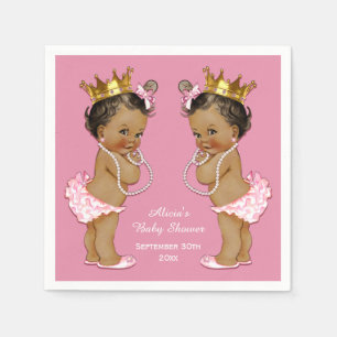 Ethnische Dusche Zwillings-Prinzessin-Baby Serviette