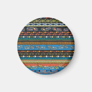 Ethnische Federn: Stickerei Boho Chic Magnet
