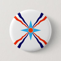 ethnische Flagge der assyrian Leute