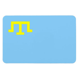 Ethnische Flagge der tatarischen Krimleute Magnet
