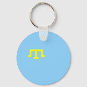 Ethnische Flagge der tatarischen Krimleute Schlüsselanhänger