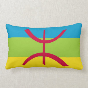 ethnische Flagge des Berber Lendenkissen