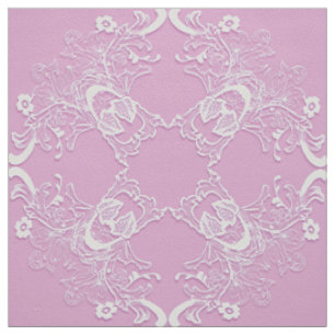 Ethnische florale rosa Mandala. Stoff